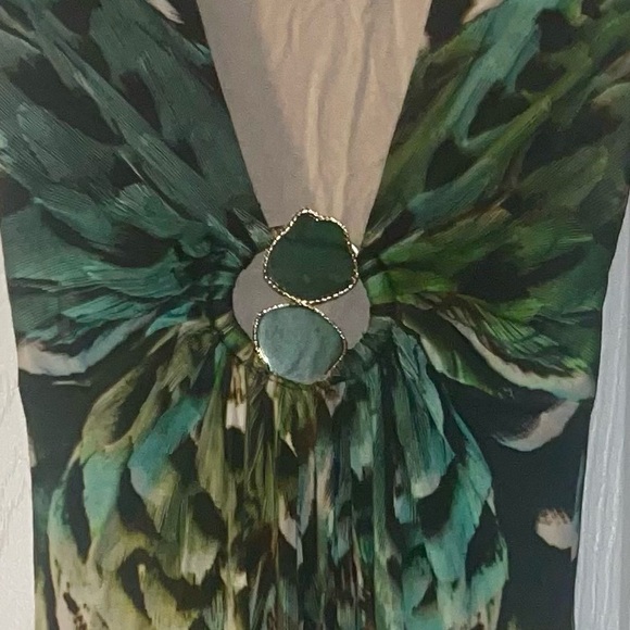 Sky printed Maxi Dress Size XS - Picture 3 of 5